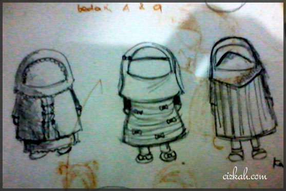 Sketch AKhowat ANak Perempuan